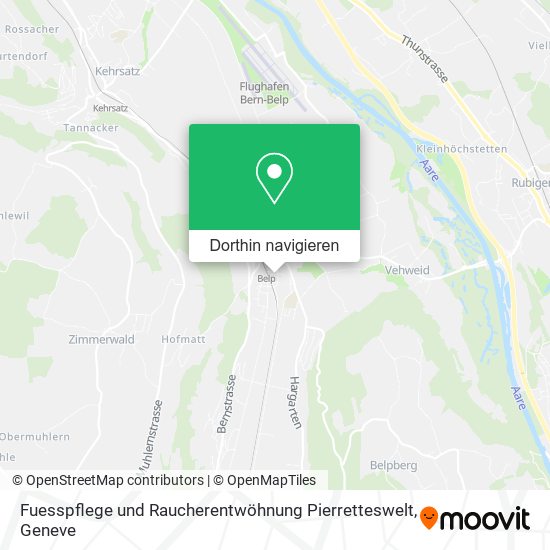 Fuesspflege und Raucherentwöhnung Pierretteswelt Karte