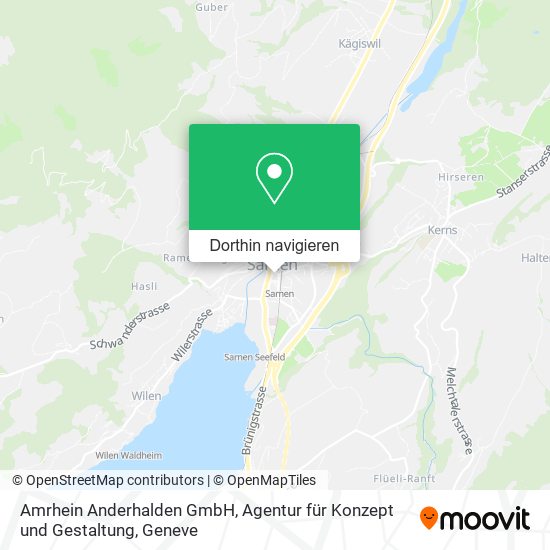 Amrhein Anderhalden GmbH, Agentur für Konzept und Gestaltung Karte