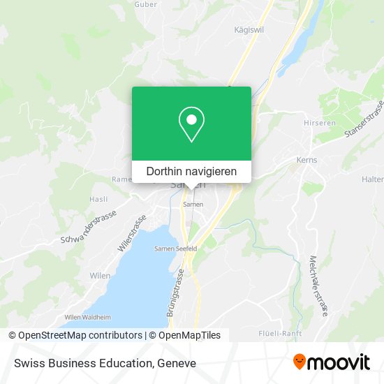 Swiss Business Education Karte