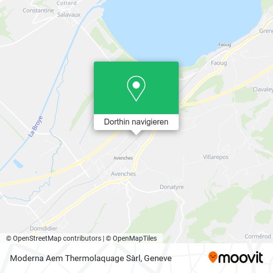Moderna Aem Thermolaquage Sàrl Karte