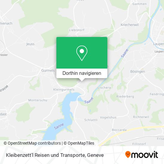 Kleibenzett'l Reisen und Transporte Karte
