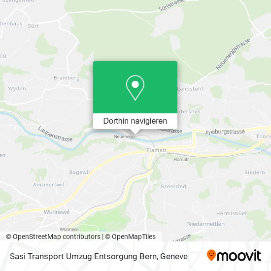 Sasi Transport Umzug Entsorgung Bern Karte