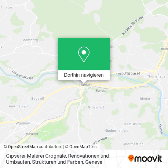 Gipserei-Malerei Crognale, Renovationen und Umbauten, Strukturen und Farben Karte