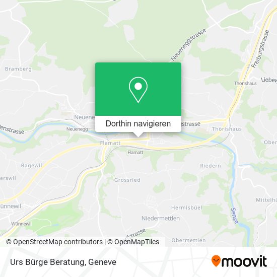 Urs Bürge Beratung Karte