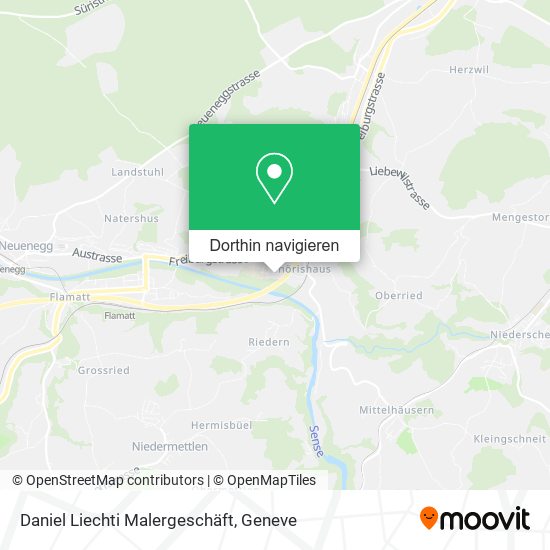 Daniel Liechti Malergeschäft Karte