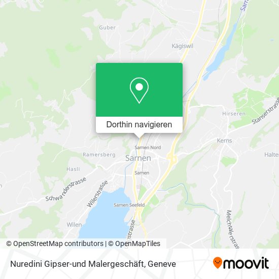 Nuredini Gipser-und Malergeschäft Karte