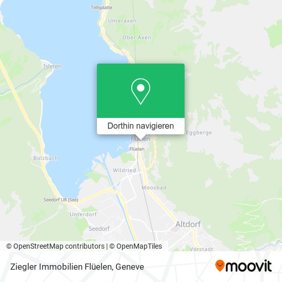 Ziegler Immobilien Flüelen Karte