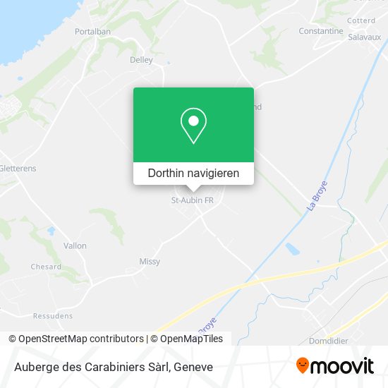 Auberge des Carabiniers Sàrl Karte