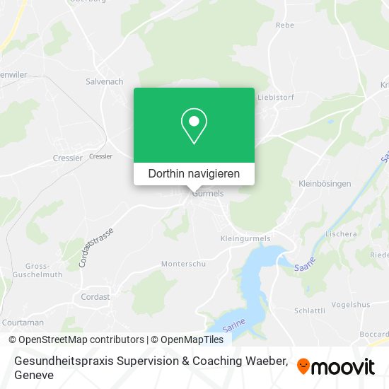 Gesundheitspraxis Supervision & Coaching Waeber Karte