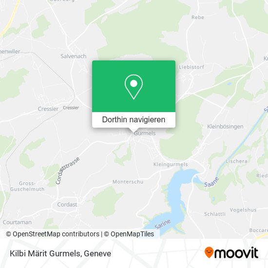 Kilbi Märit Gurmels Karte