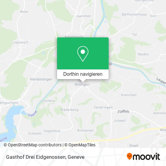 Gasthof Drei Eidgenossen Karte