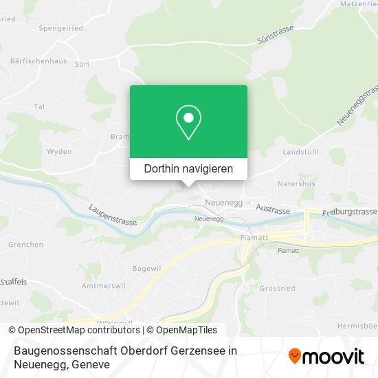 Baugenossenschaft Oberdorf Gerzensee in Neuenegg Karte