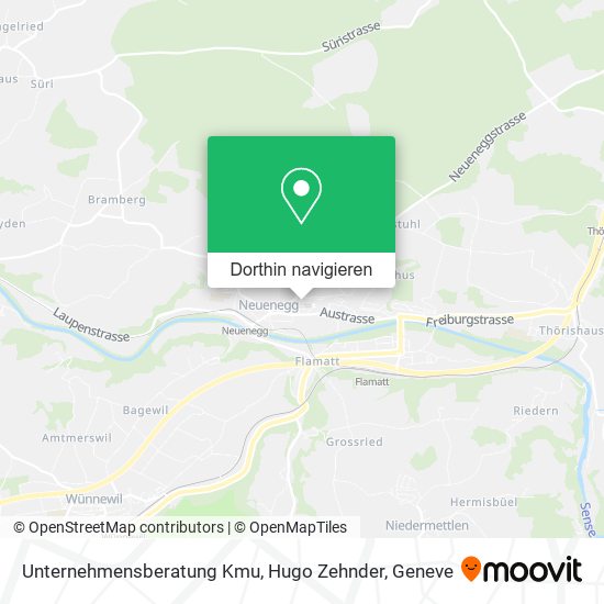 Unternehmensberatung Kmu, Hugo Zehnder Karte
