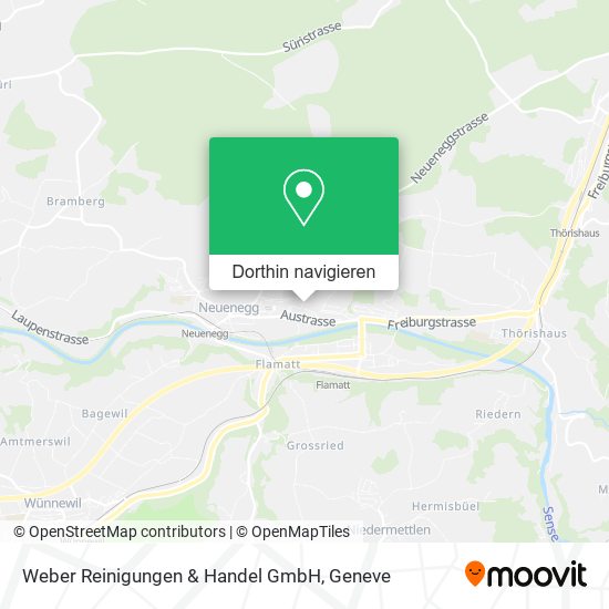 Weber Reinigungen & Handel GmbH Karte