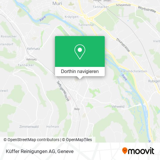 Küffer Reinigungen AG Karte