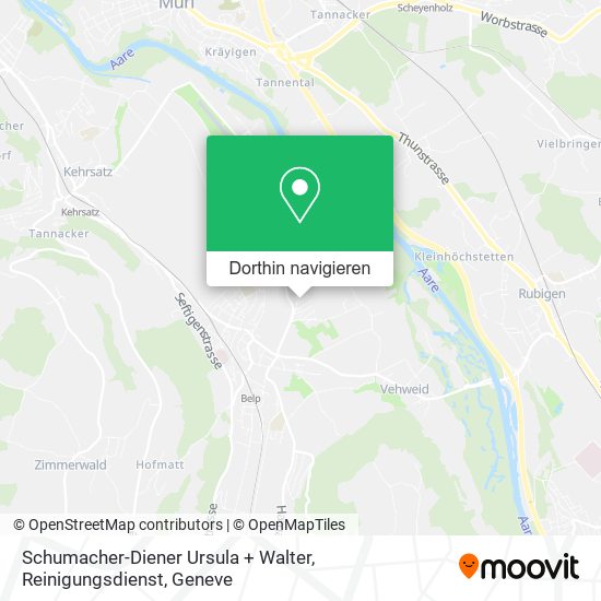 Schumacher-Diener Ursula + Walter, Reinigungsdienst Karte