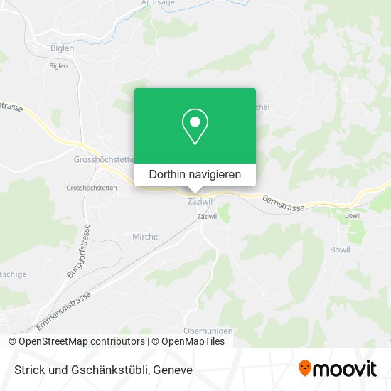 Strick und Gschänkstübli Karte