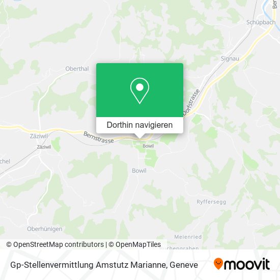 Gp-Stellenvermittlung Amstutz Marianne Karte