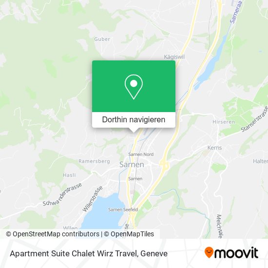 Apartment Suite Chalet Wirz Travel Karte