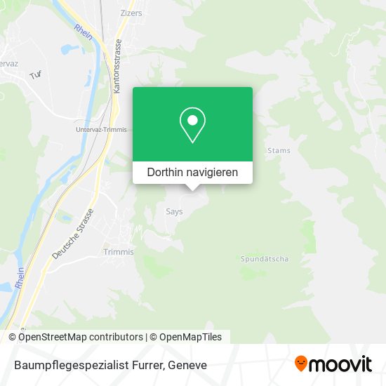 Baumpflegespezialist Furrer Karte