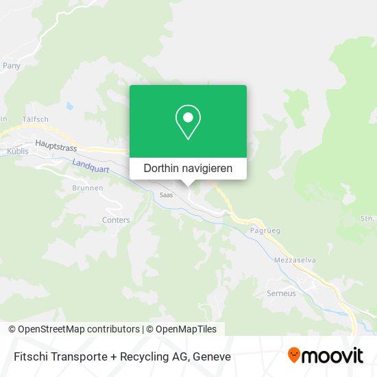 Fitschi Transporte + Recycling AG Karte