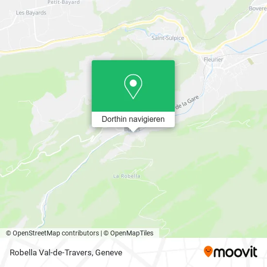 Robella Val-de-Travers Karte
