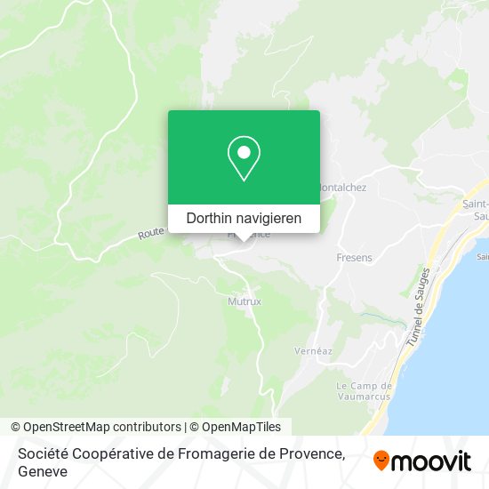 Société Coopérative de Fromagerie de Provence Karte