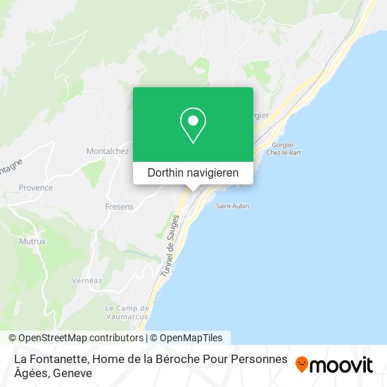La Fontanette, Home de la Béroche Pour Personnes Âgées Karte