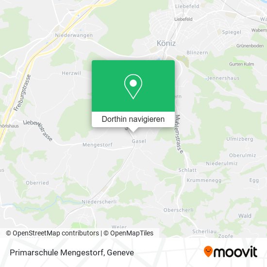 Primarschule Mengestorf Karte