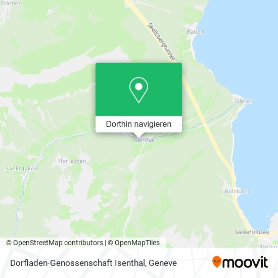 Dorfladen-Genossenschaft Isenthal Karte