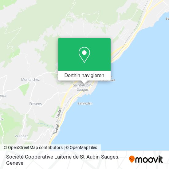 Société Coopérative Laiterie de St-Aubin-Sauges Karte