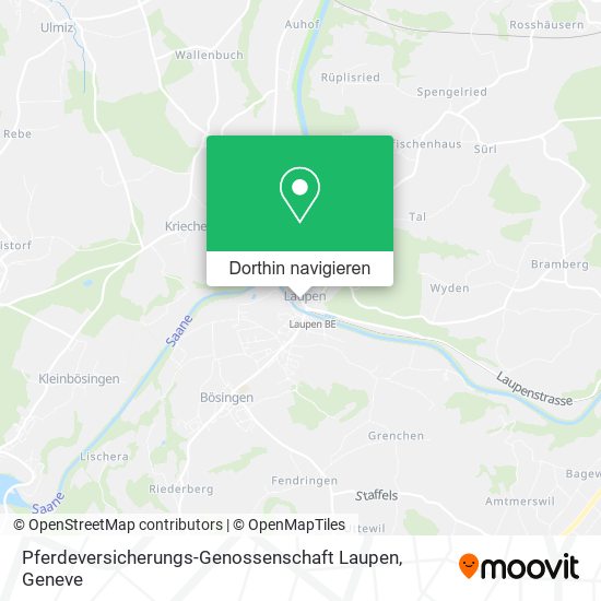 Pferdeversicherungs-Genossenschaft Laupen Karte