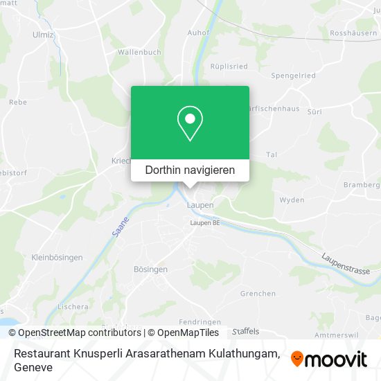 Restaurant Knusperli Arasarathenam Kulathungam Karte