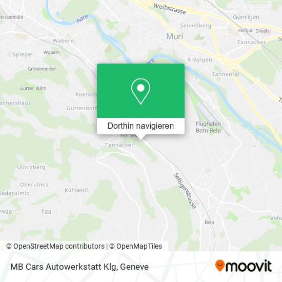 MB Cars Autowerkstatt Klg Karte