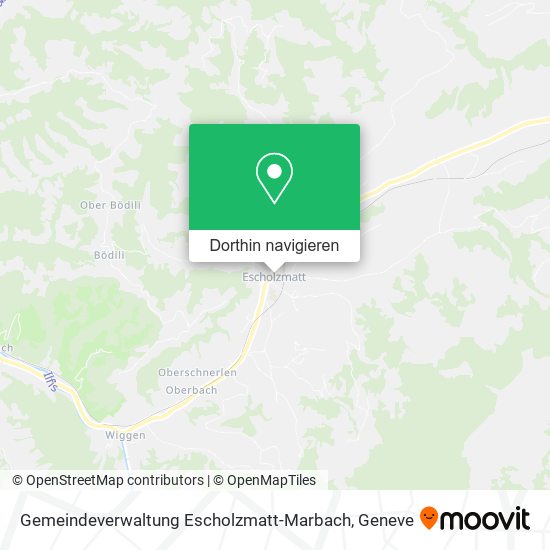 Gemeindeverwaltung Escholzmatt-Marbach Karte