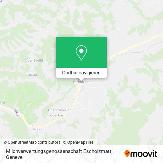 Milchverwertungsgenossenschaft Escholzmatt Karte