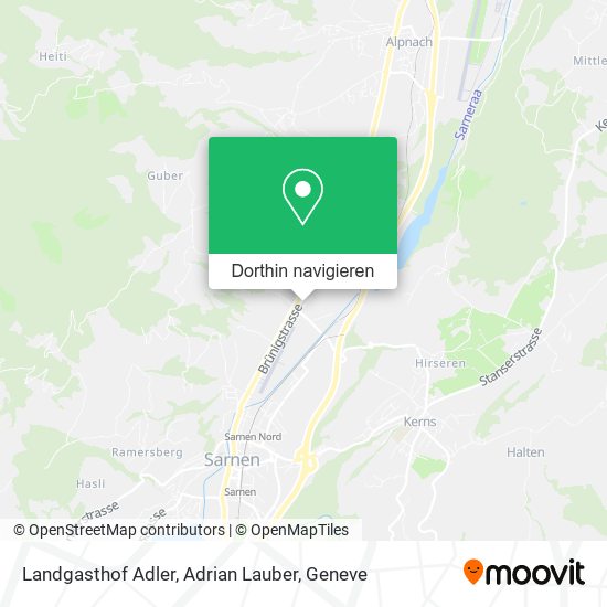 Landgasthof Adler, Adrian Lauber Karte