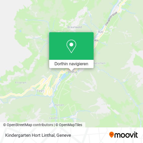 Kindergarten Hort Linthal Karte