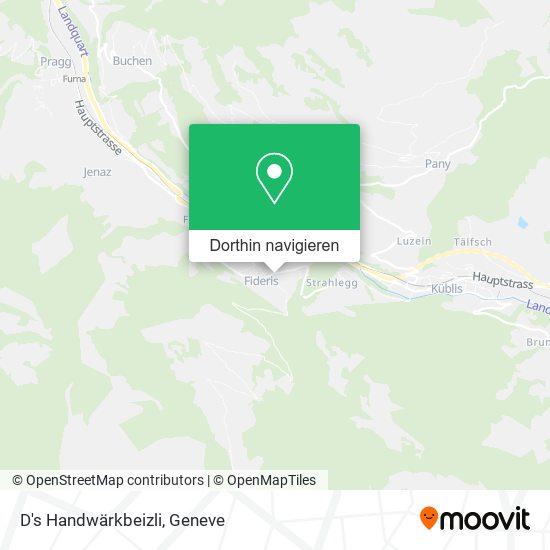D's Handwärkbeizli Karte