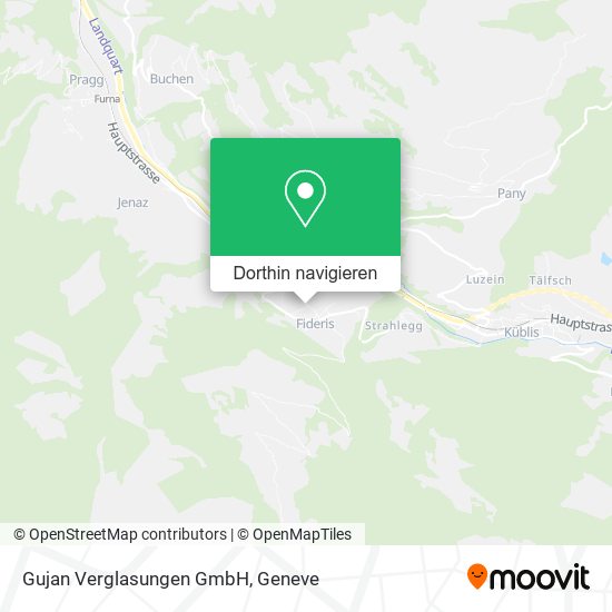 Gujan Verglasungen GmbH Karte