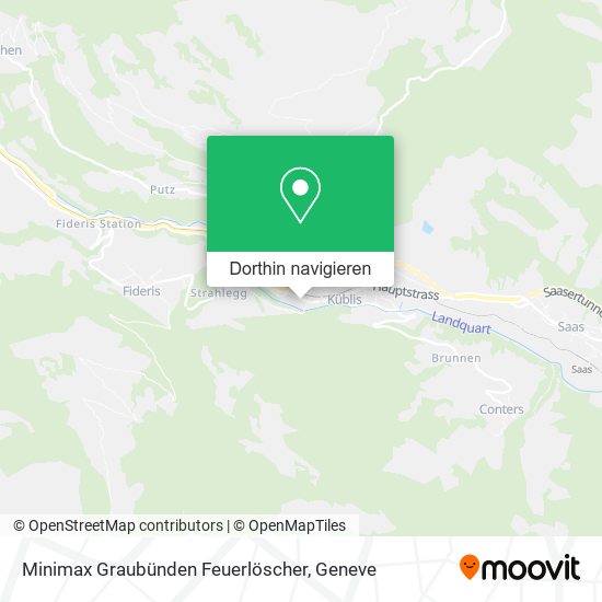 Minimax Graubünden Feuerlöscher Karte