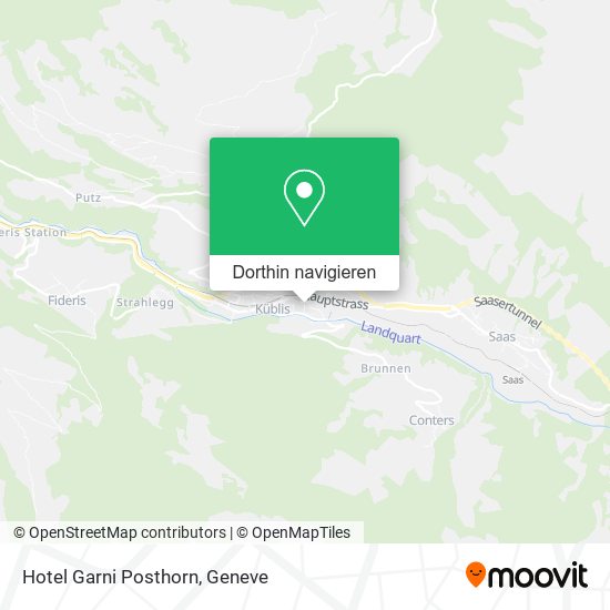 Hotel Garni Posthorn Karte