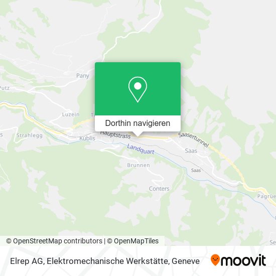 Elrep AG, Elektromechanische Werkstätte Karte