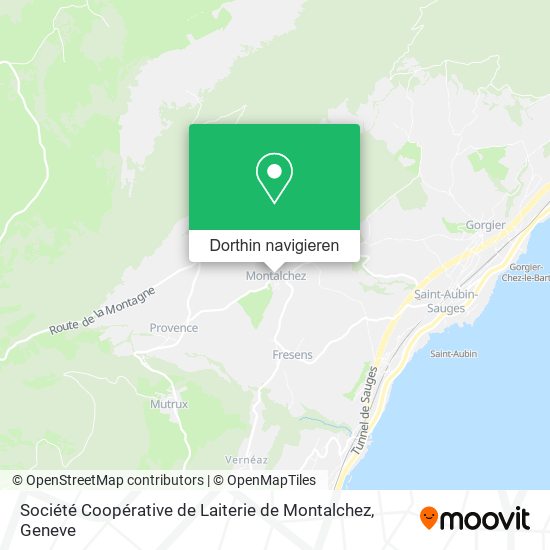 Société Coopérative de Laiterie de Montalchez Karte