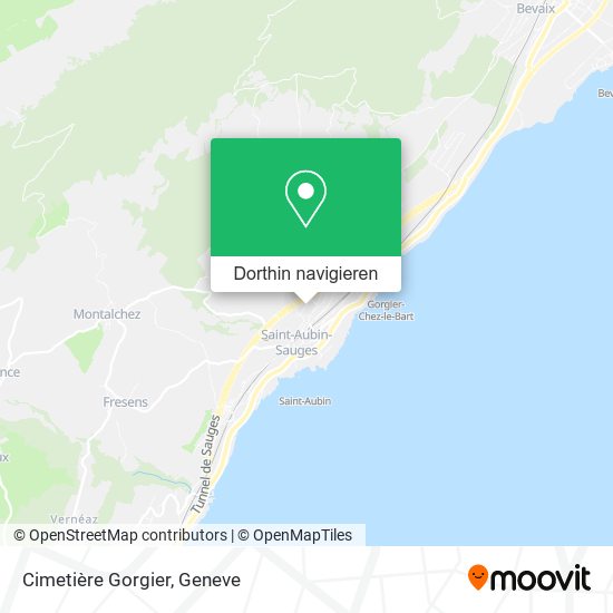 Cimetière Gorgier Karte