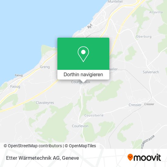 Etter Wärmetechnik AG Karte