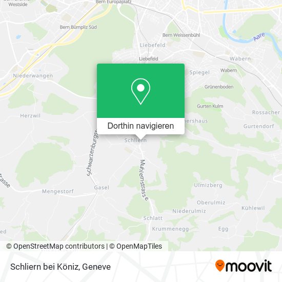 Schliern bei Köniz Karte