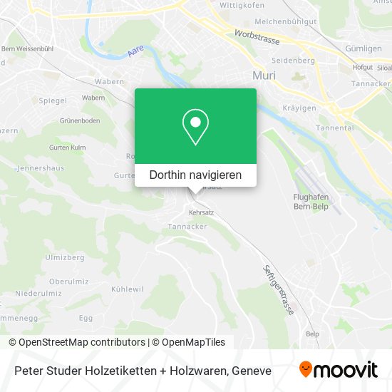 Peter Studer Holzetiketten + Holzwaren Karte