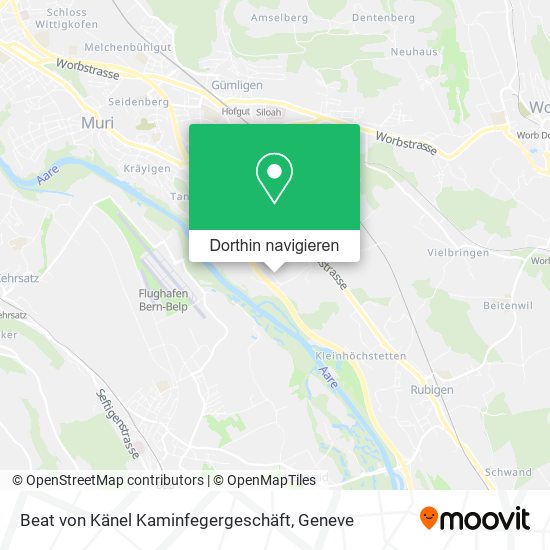 Beat von Känel Kaminfegergeschäft Karte