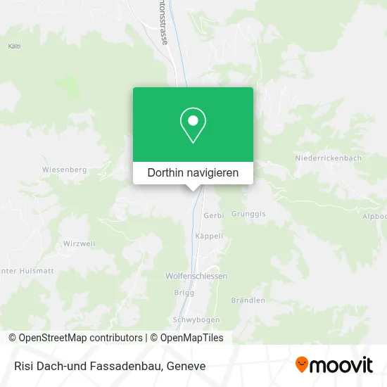 Risi Dach-und Fassadenbau Karte